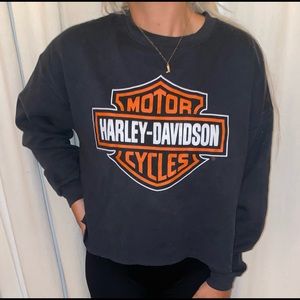 Vintage Harley Cutoff Crewneck